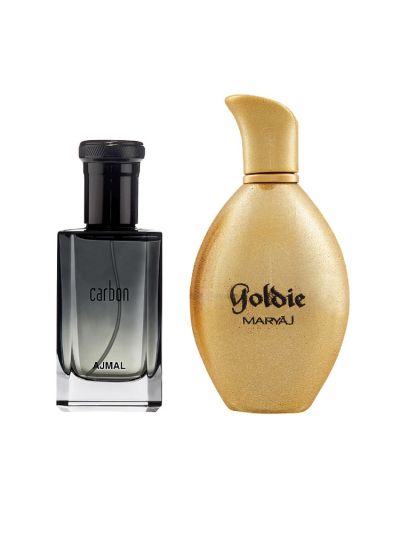 Ajmal Carbon EDP 100ml & Maryaj Goldie EDP 100ml  Bundle of 2