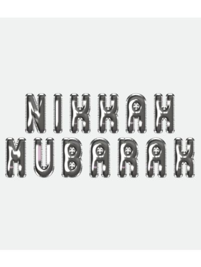 Nikkah Mubarak Foil Balloon