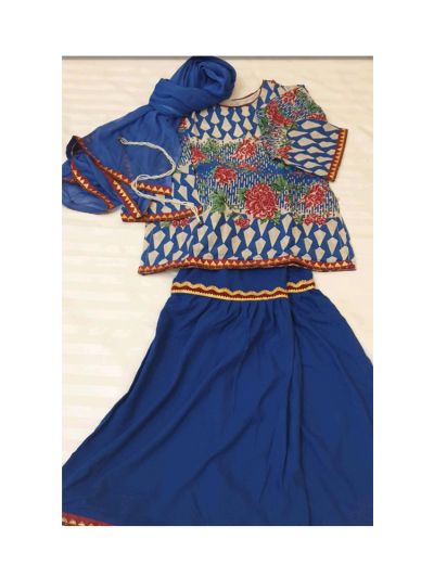 Riwaj Lawn Kurta with Gharara pants Set																		