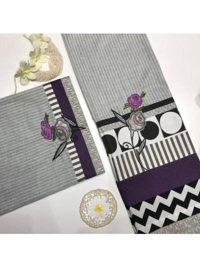 Grey Rida with White & Purple Smart Panneling