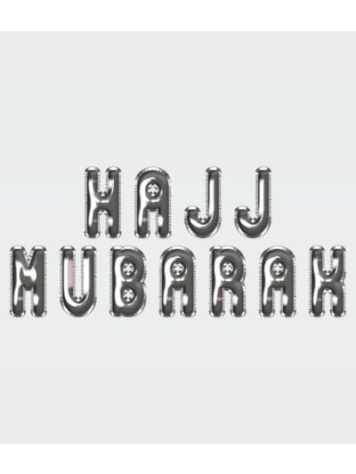 Hajj Mubarak Foil Balloon