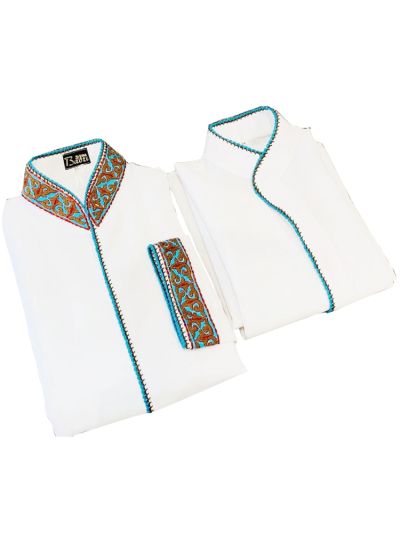 Embroidered Stitched Kurta Saya Set