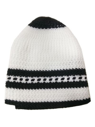Kids Black mixed White Cap