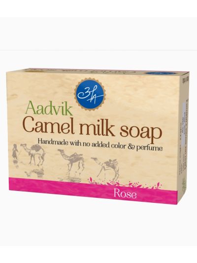 Camel Milk Soap with Rose essential oil 