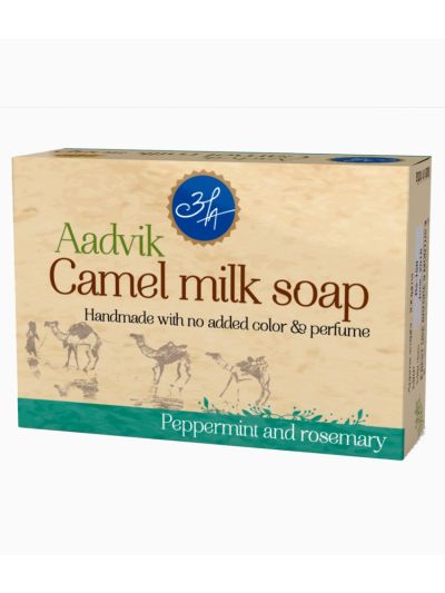 Camel Milk Soap with Peppermint & Rosemary essential oils