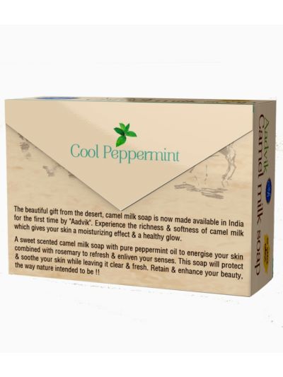 Camel Milk Soap with Peppermint & Rosemary essential oils