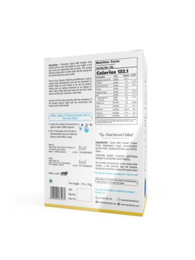 Camel Milk Powder - Banana Flavor (Freeze Dried) 150g