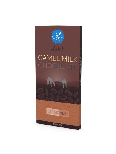 Camel Milk Chocolate with Almonds - Pack of 3