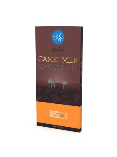 Camel Milk Chocolate with Real Dates - Pack of 3
