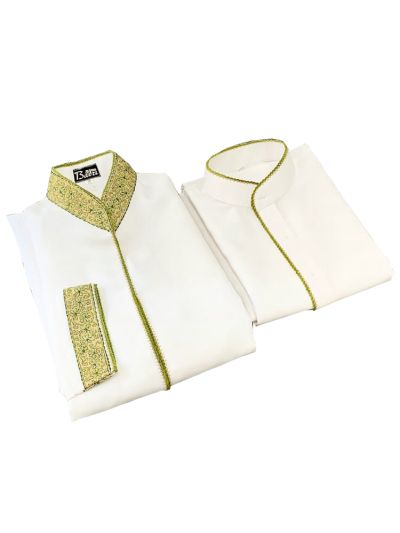 Embroidered Stitched Kurta Saya Set