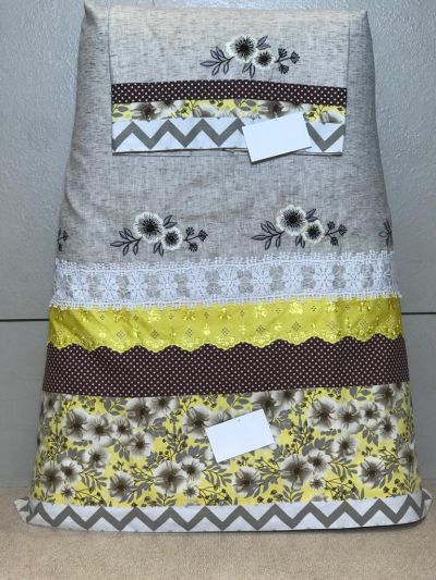 Beige Colour Rida With Printed Floral Belt