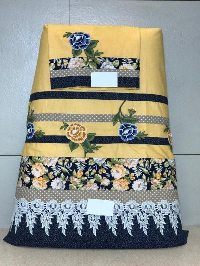 Mango Yellow Rida With Cotton Fabric And Smart Panelling