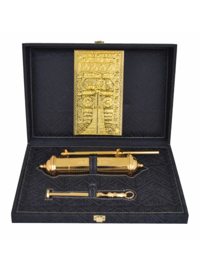Small Holy Kaaba Lock and key in King Khaled`s era