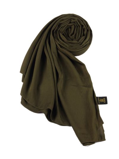 Mehandi Metallic Satin Hijab