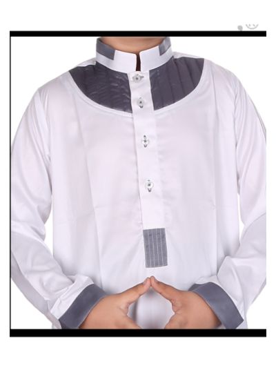 Omani Poly Cotton Kids Thobe