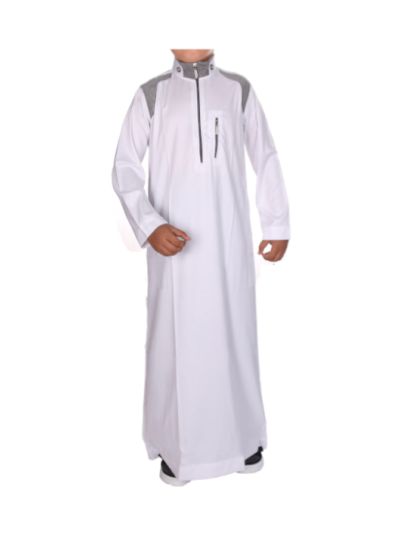 Omani Poly Cotton Kids Thobe