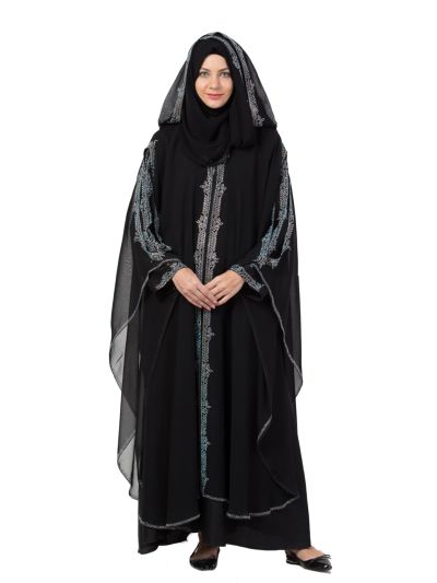 Stone Work Bridal Burkha Or Abaya