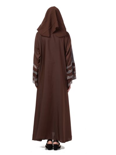 Stone Work Bridal Burkha Or Abaya