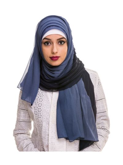 Shaded Pleated Hijab