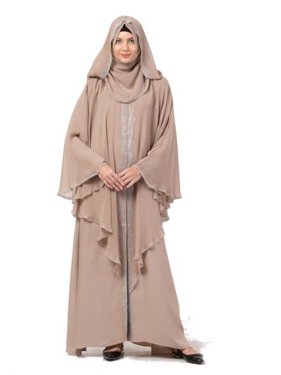 Stone Work Bridal Burkha Or Abaya