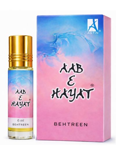 Astin Aab E Hayat Attar | Aqua, Crisp, Refreshing | 6ml