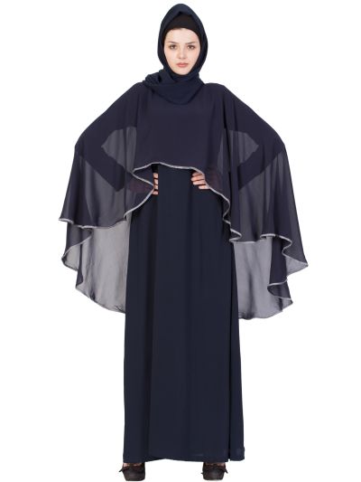 Abaya With Georgette Cape