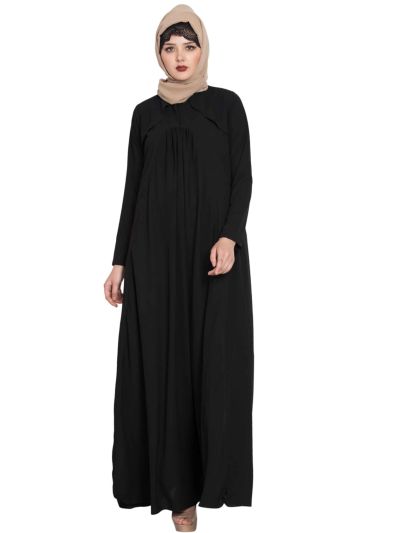 Barzah Simple Elegant Daily Wear Abaya 