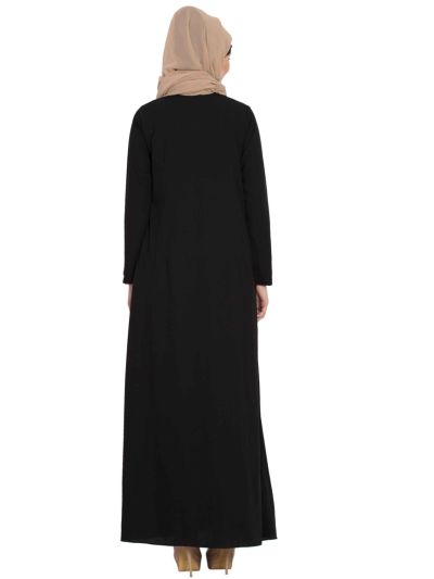 Barzah Simple Elegant Daily Wear Abaya 