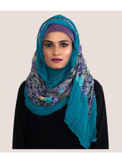Green Soft Texture Hijab