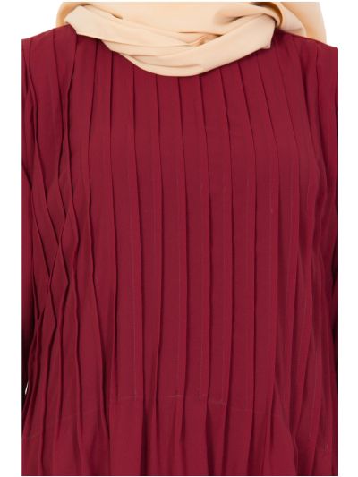 Multi Color Pin-tuck Abaya