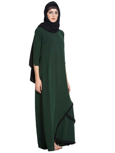 Sufiya Abaya with Frilled Details