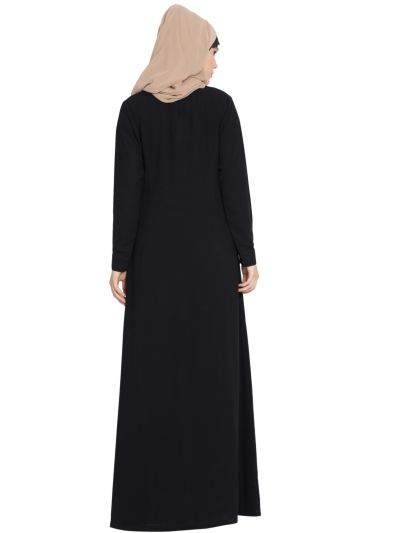 Abaya Dress with Extra Two Layers on Yoke