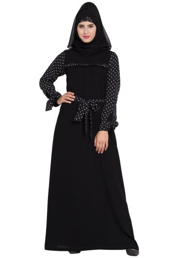 Polka Dot Abaya Dress