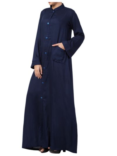 Simple Abaya Dress In Cotton