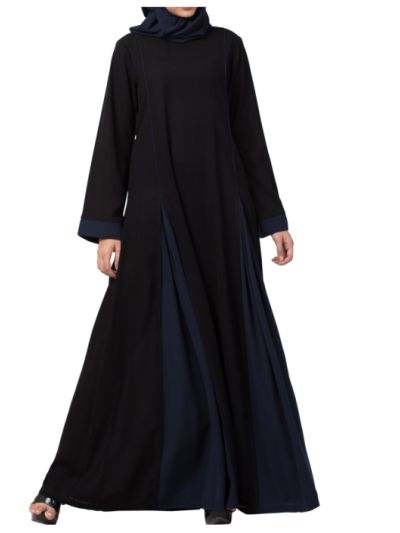Flared Bottom Abaya Dress in Dual Color