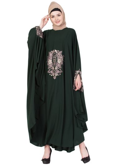 Dark Green Irani Kaftan