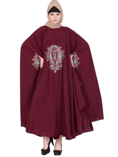 Maroon Irani Kaftan