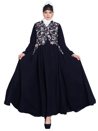 Maisah Designer Abaya Dress With Embroidery And Bead Work