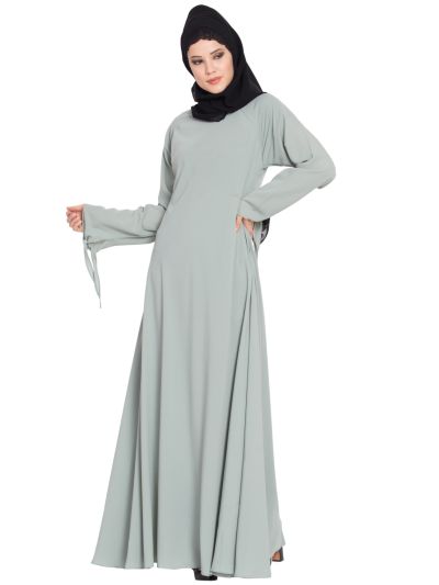 Umbrella Cut Abaya with Designer Sleeves