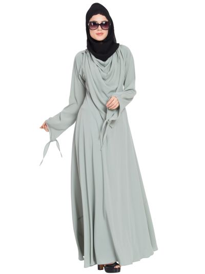 Dress Abaya with Detatchable Shawl