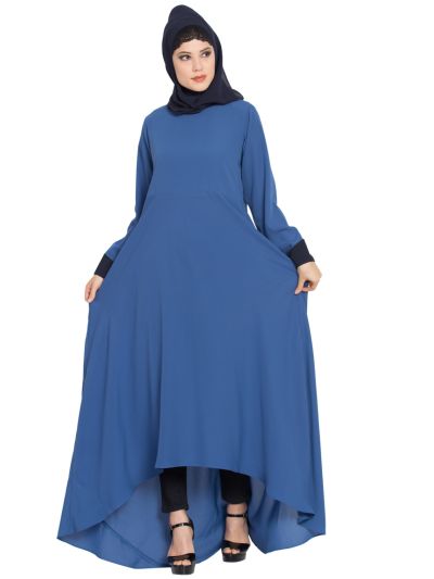 Dress Abaya with Asymmetrical Pattern