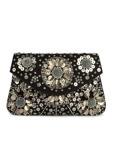 Zoey Black Bridal Handbag