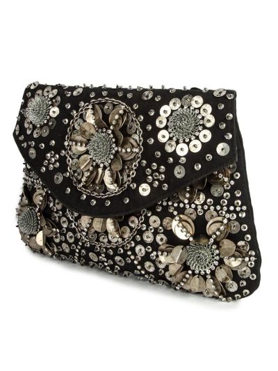 Zoey Black Bridal Handbag