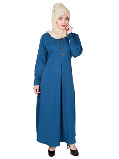 Double Layered Front Open Abaya