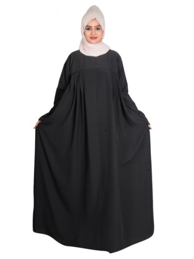 Bottle Green Single Layer Abaya
