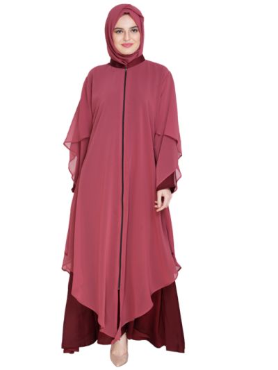 Double Layered Nida Abaya