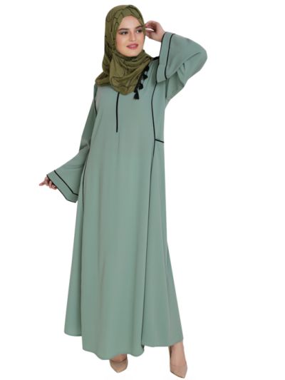 Green Classic Abaya