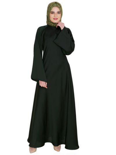 Flared Anarkali Panel Abaya