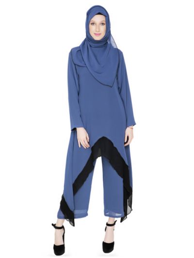 Modest Dress in Georgette Fabric