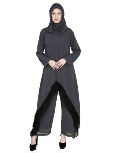 Modest Dress in Georgette Fabric